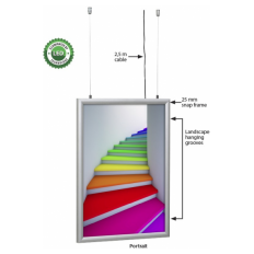 Best Buy LEDbox, dvostranska tabla z LED razsvetljavo