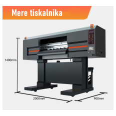Slika izdelka: BLACK MONSTER DTF Tiskalnik 60 cm, 5× EPSON i3200