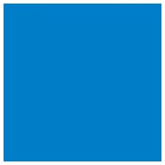 Slika izdelka: Flex folija FLUO blue 0,5m širine x 1m dolžine 