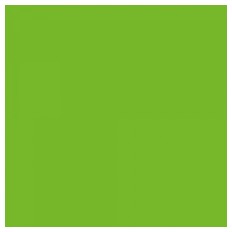 Flex folija FLUO zelena 0,5m širine x 1m dolžine 