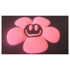 Product picture: Puff Flex Heat Transfer Vinyl Fluo Rose, 0,5 x 1m, Temperature 145°C/ 10 seconds for Polyester, Cotton  