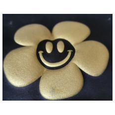 Product picture:  Flex Puff Heat Transfer Vinyl Gold 0,5 x 1m, Temperature 145°C/ 10 seconds for Polyester, Cotton    