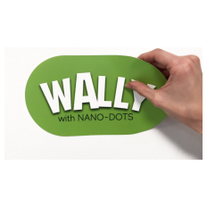 WALLY NANO DOT Proz.1,37x50m PET 140mic. večkratna uporaba, brez lepila Latex, Solvent, EcoSolvent